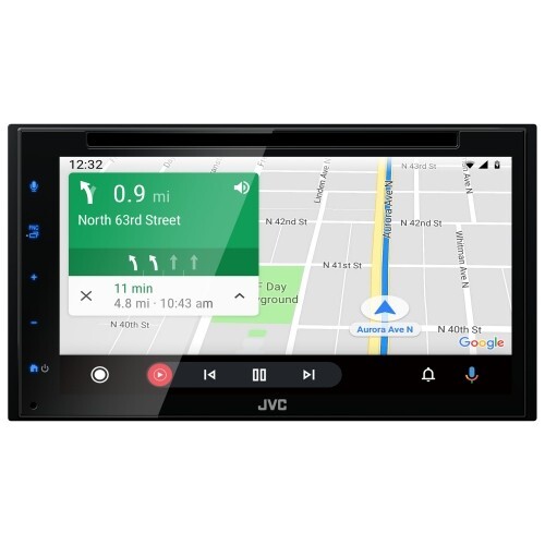 JVC KW-V660BT 6.8 inch Monitor with DVD Receiver USB Mirroring Apple Carplay