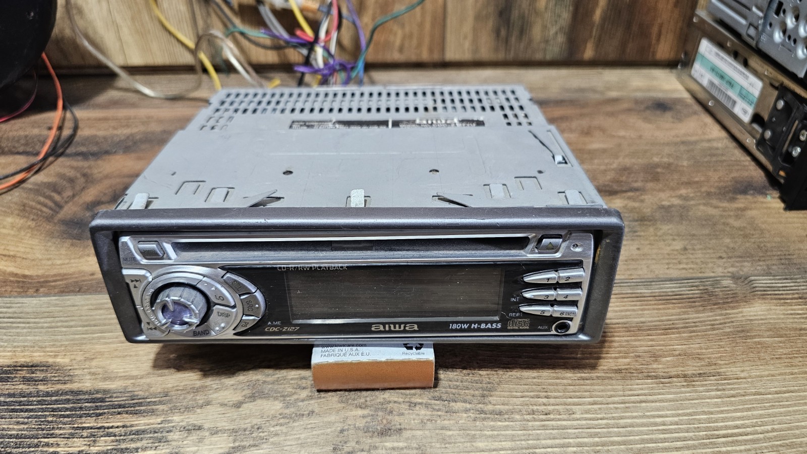 Aiwa Stereo Car CD Receiver Model CDC Z127 Tested