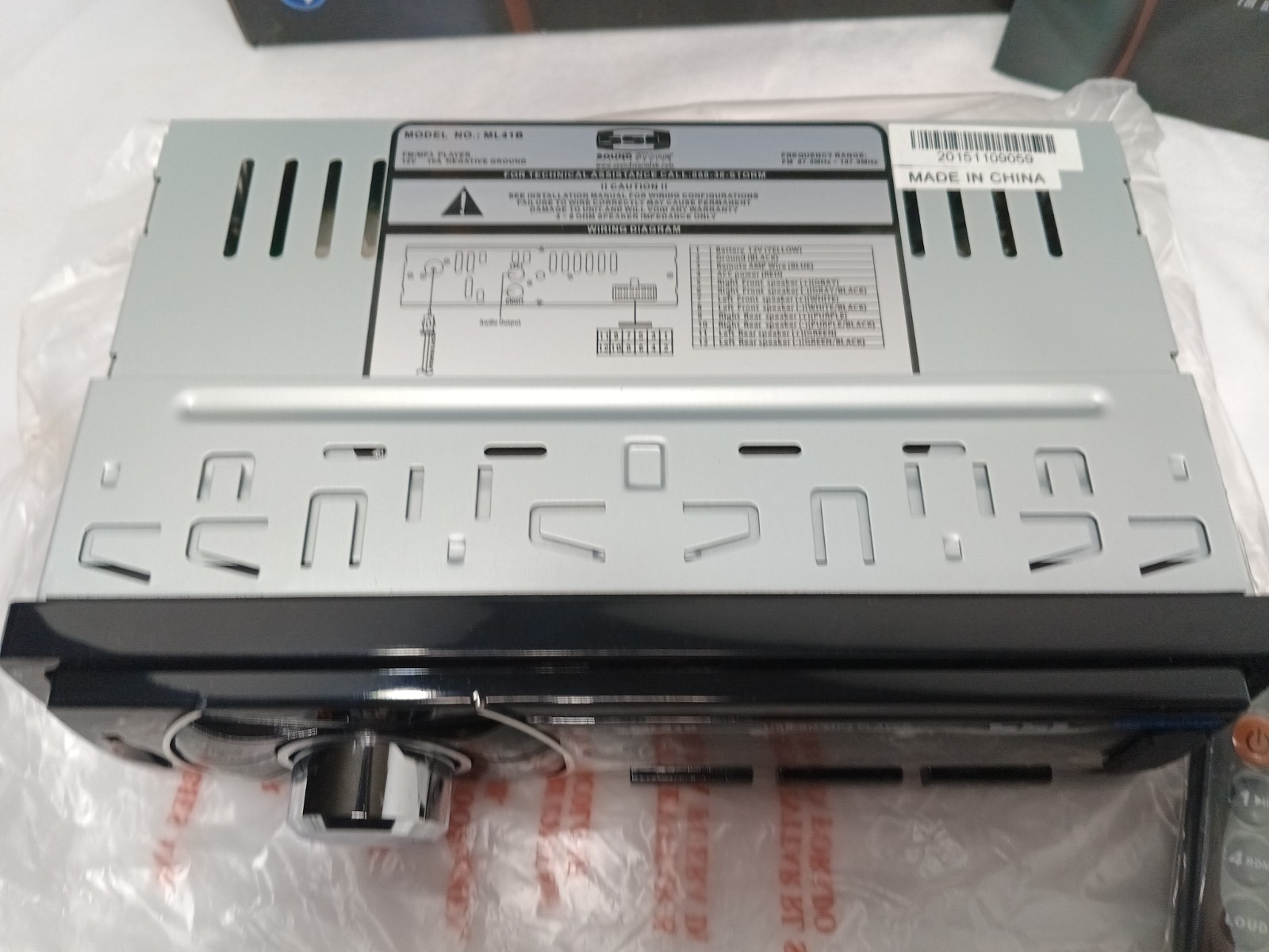 SSL ML41B Bluetooth MP3 Compatible Digital Media FM Receiver 160 Watts