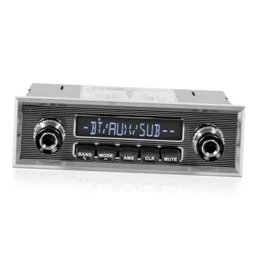 Retro Vintage Radio for Classic Vehicle – Single Din Bluetooth Car Stereo with