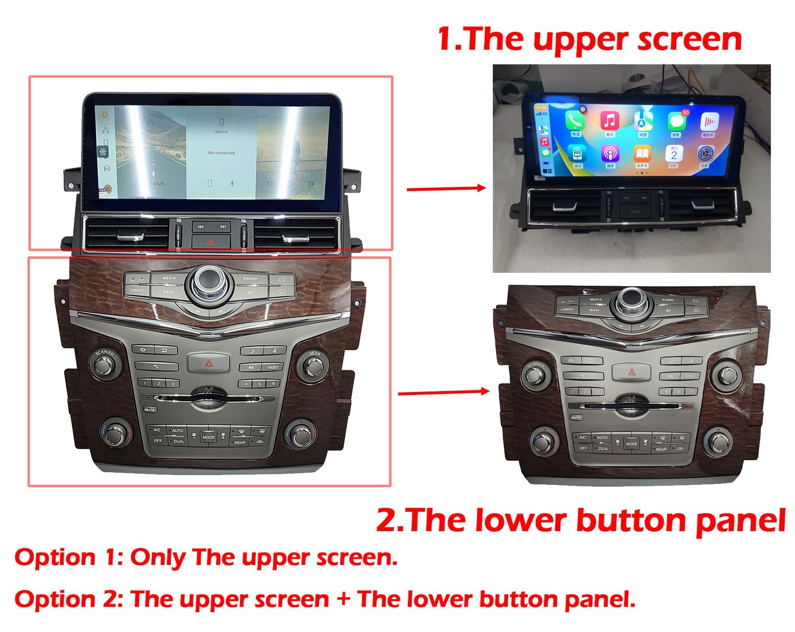 12.3″ Car GPS Player For Nissan Armada Patrol Y62 QX80 QX56 2010-20 Stereo Radio
