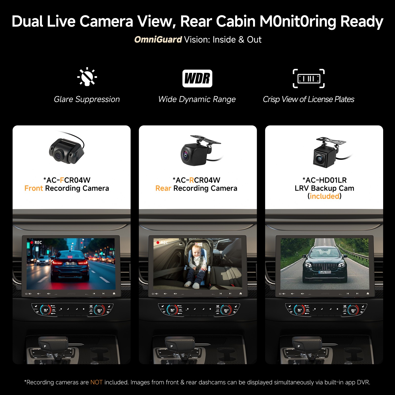 Backup Camera+ATOTO S8 MS 10″ 1 DIN Car Stereo Radio Android GPS Tracker 2BT