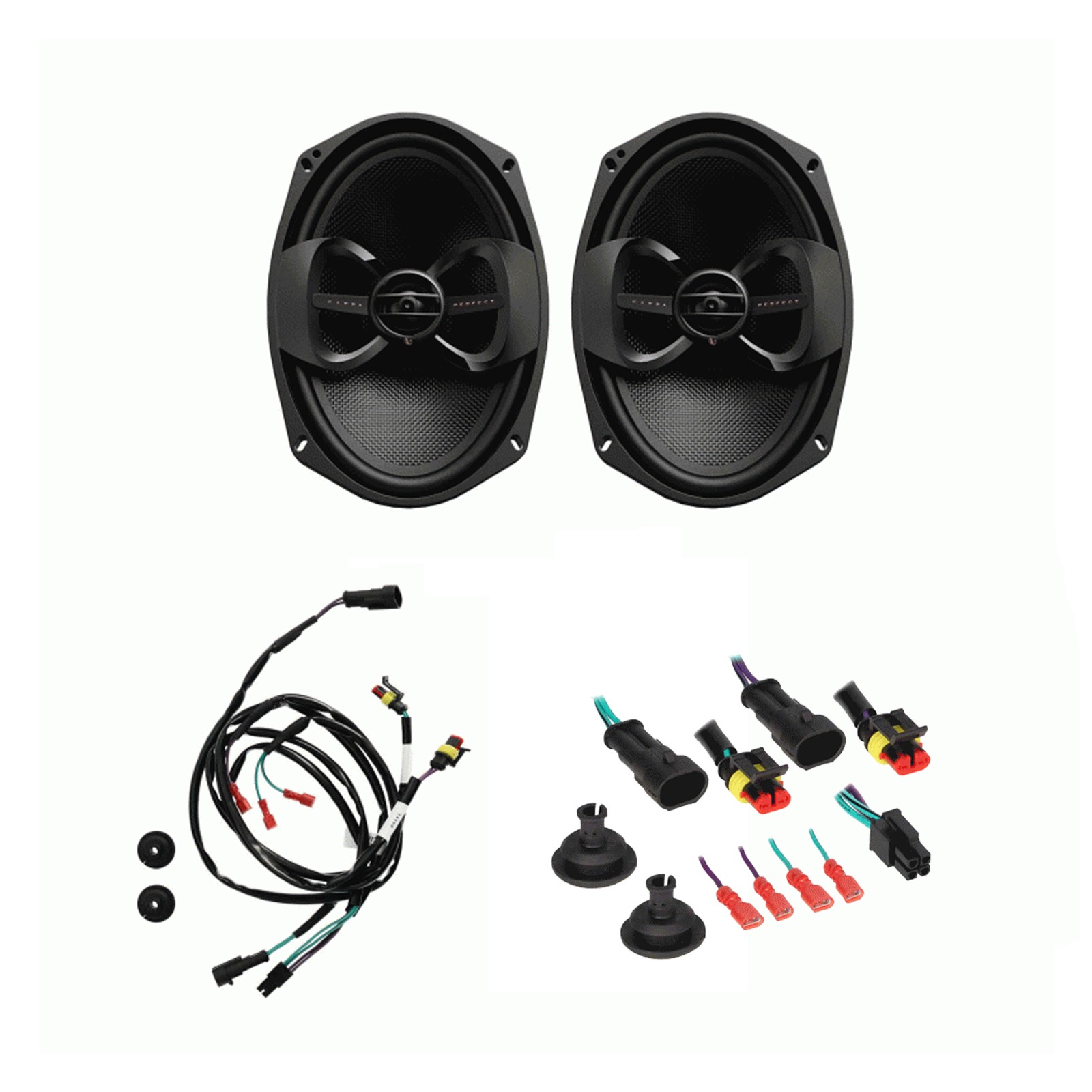 JBL Celebrity100 1-DIN Bluetooth Receiver, 2x 6×9” 300W Speakers, (2014-2022)