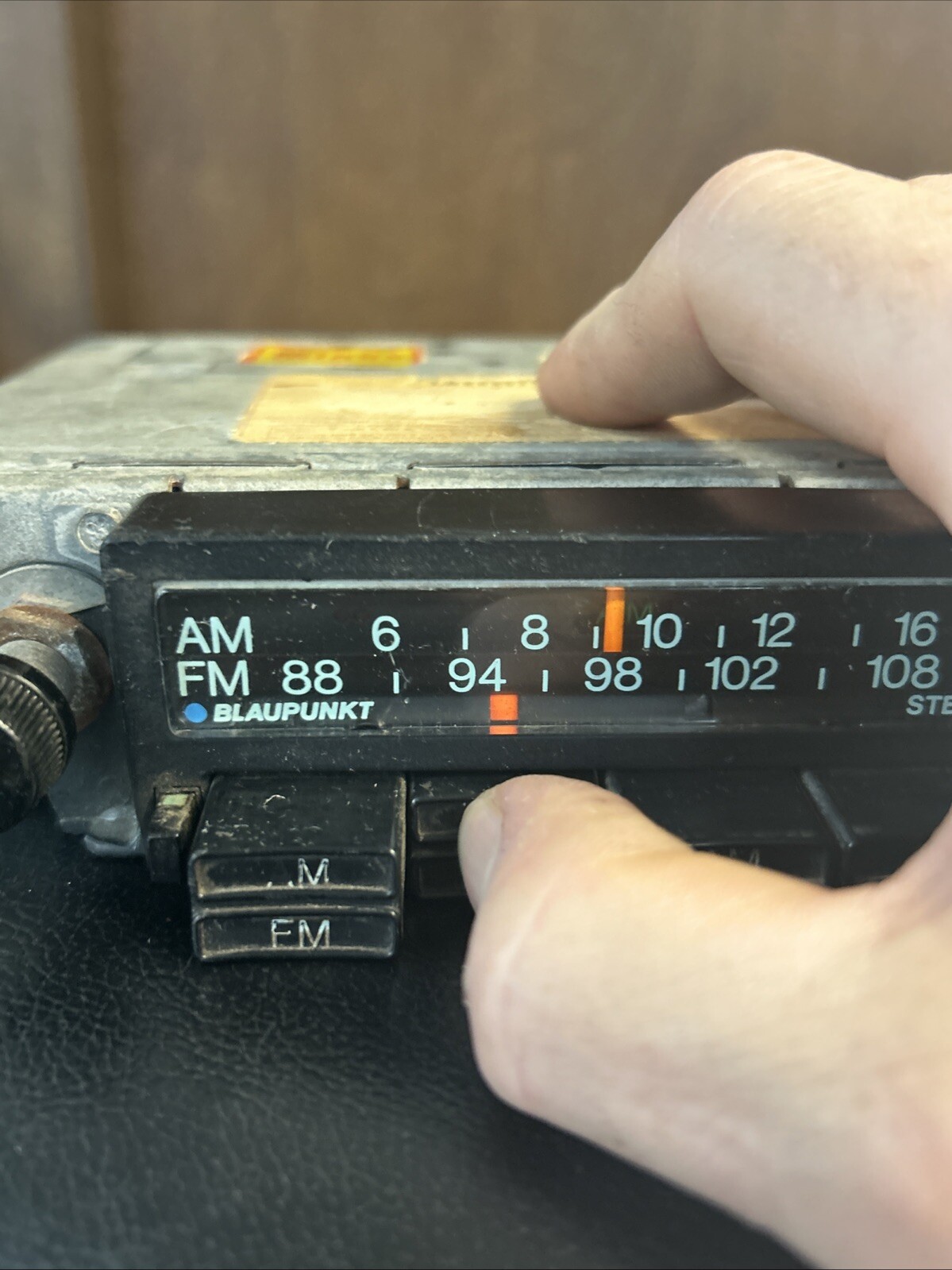 Vintage Blaupunkt Frankfurt Stereo U108 7636421012 AM FM Radio RARE Germany