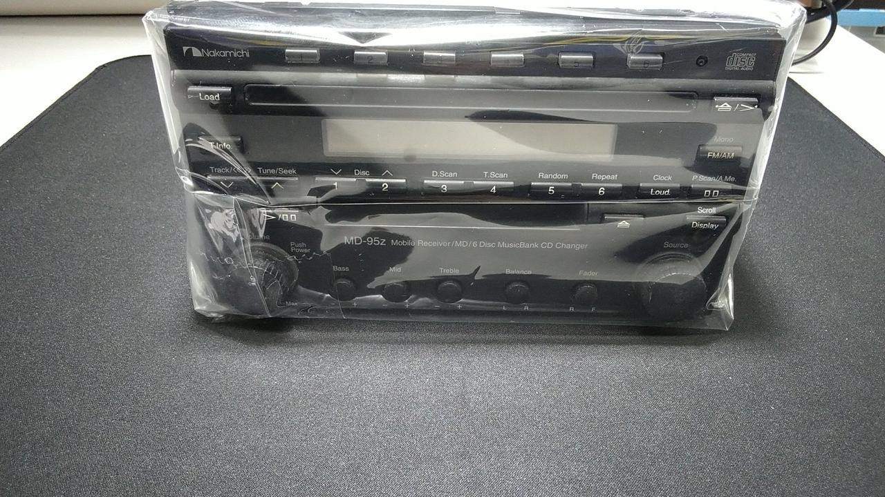 USED Car Audio CD/MD Player Head Unit Nakamichi MD-95Z