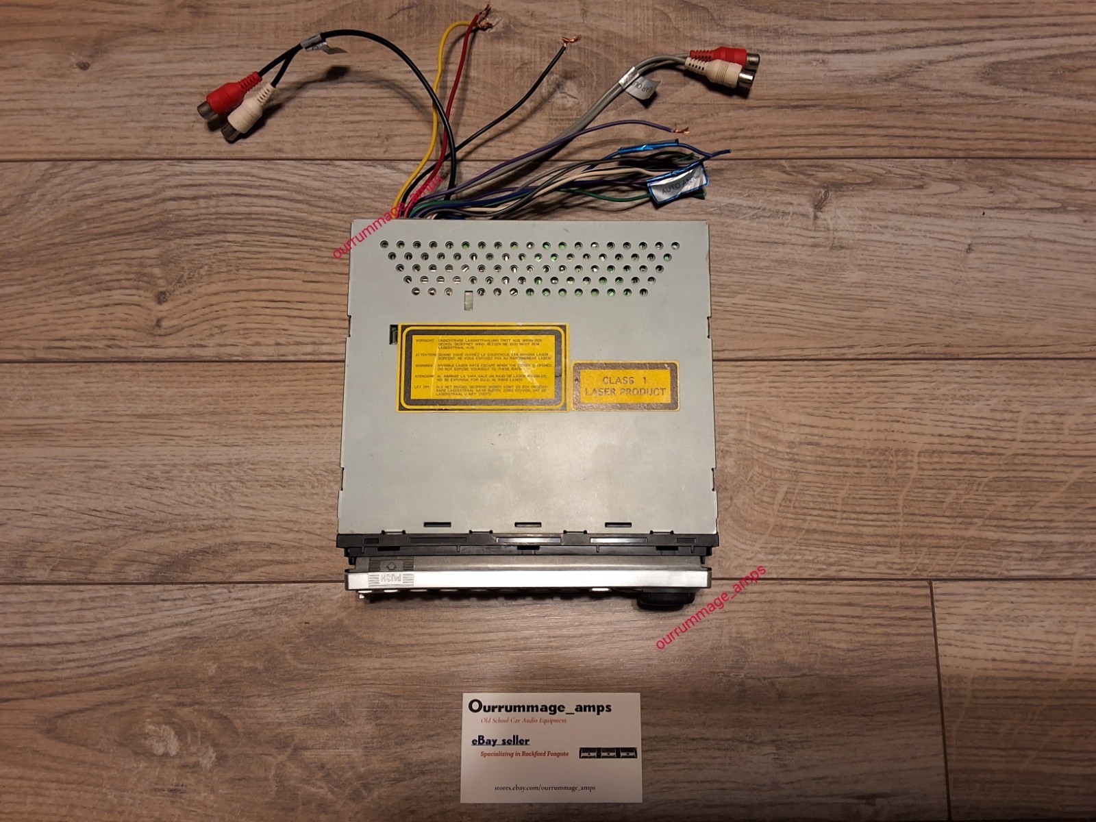 Rockford Fosgate RFX-9000 Car Audio CD PLAYER OLD SCHOOL RARE