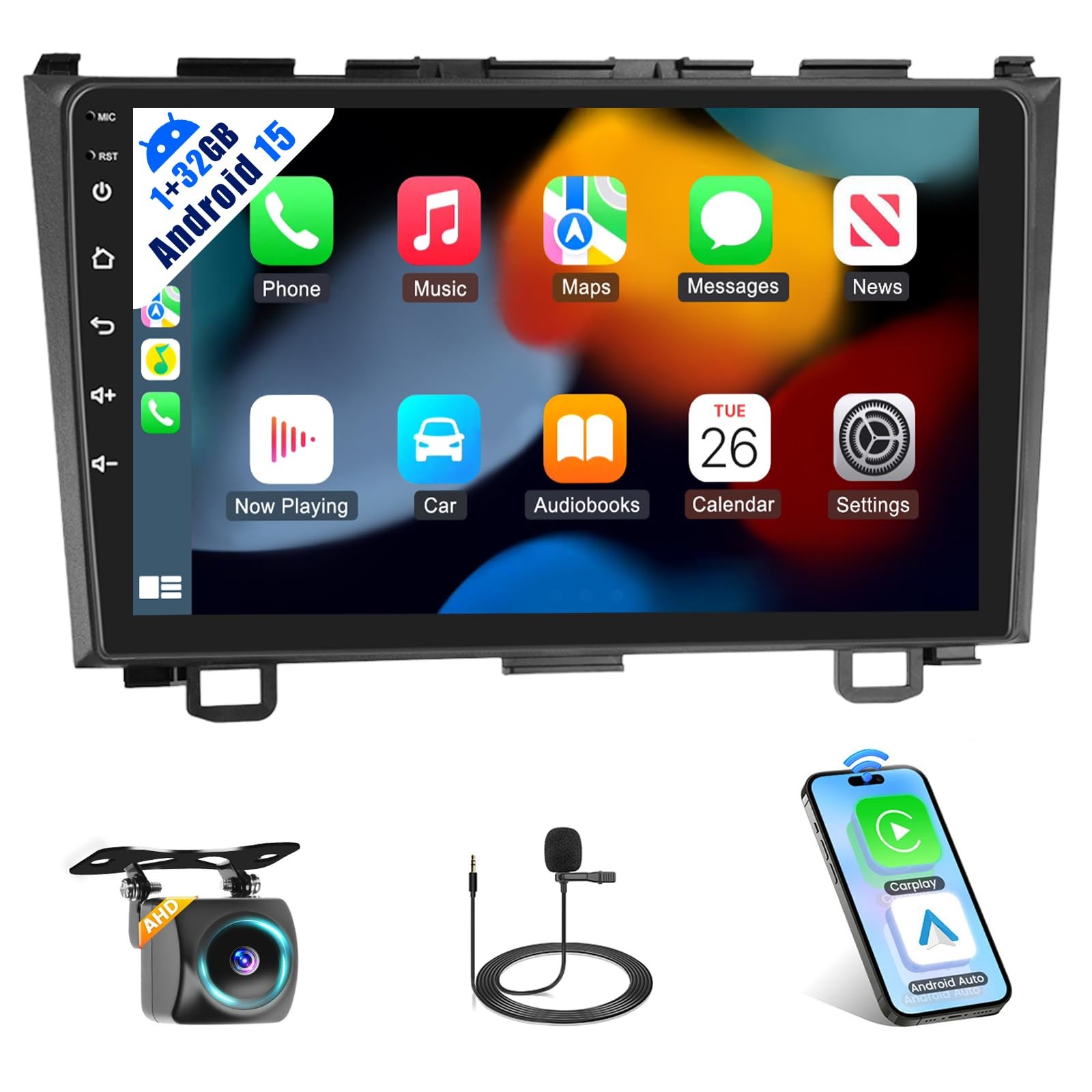 Mantian Android Car Stereo For Honda Crv 2007 2008 2009 2010 2011 Wireless