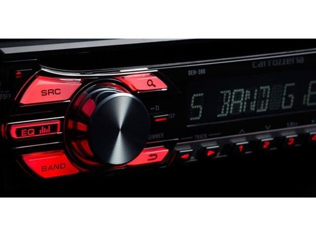 Carrozzeria DEH-380 CD Receiver 1-DIN Pioneer Car Audio Tested & Working