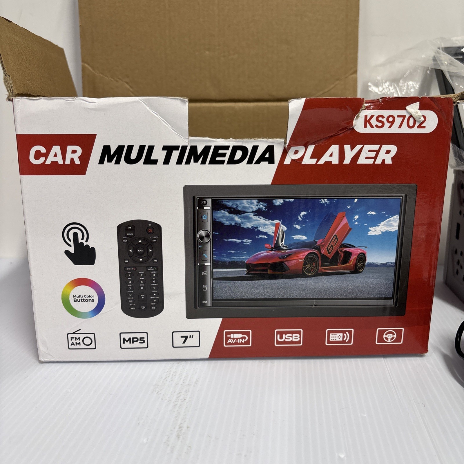 CAR MULTIMEDIA PLAYER KS9702 7”