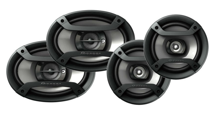 Pioneer Car Stereo Digital Media Receiver Bluetooth USB Aux+6.5″ & 6×9″ speakers