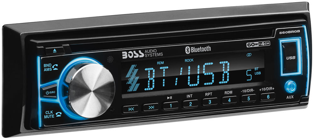 Boss ELITE 560BRGB Single DIN CD Receiver with Bluetooth