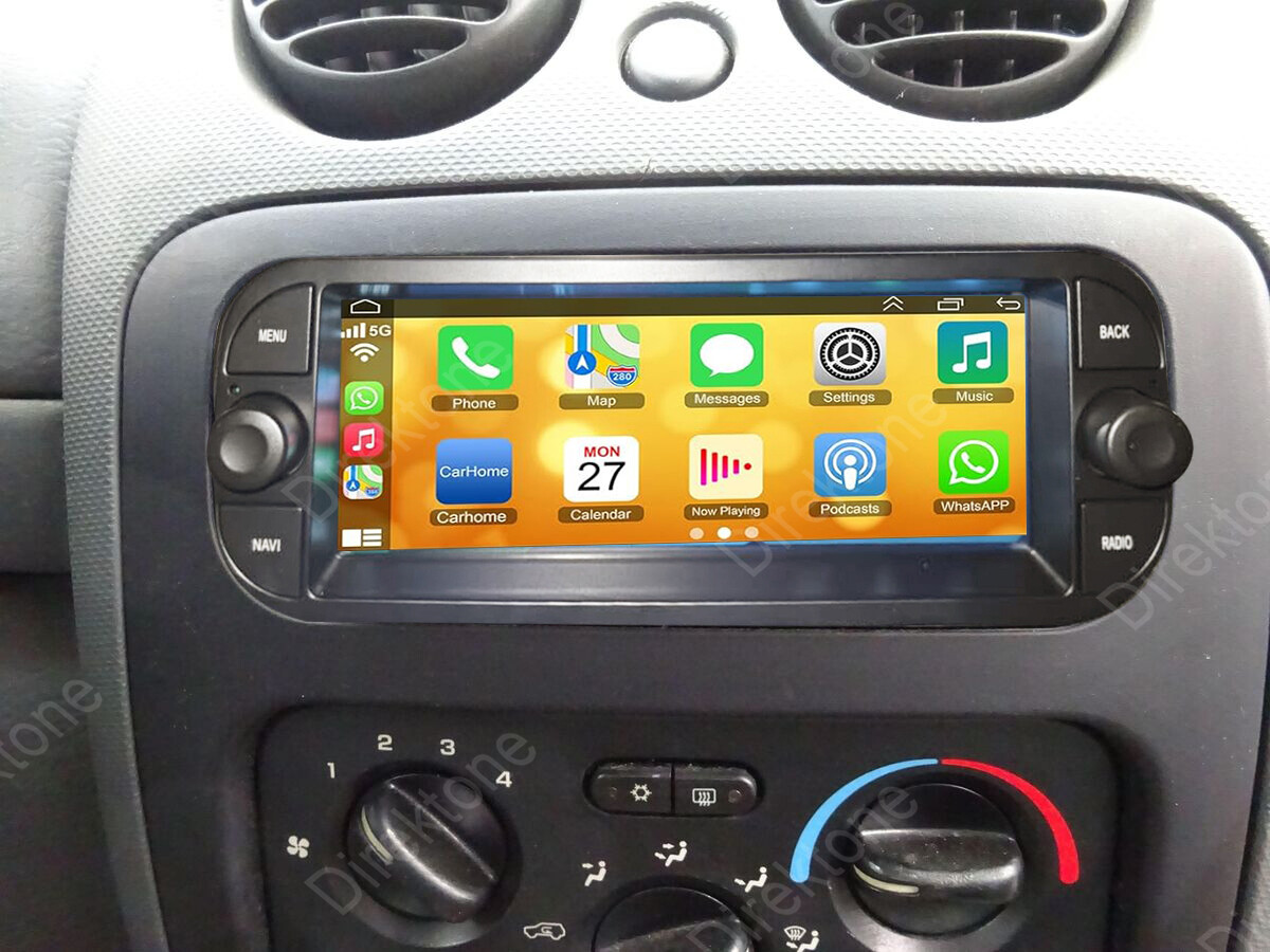 64G For 2002-2007 Jeep Liberty KJ Android 14 Car Radio Carplay GPS SWC Head Unit