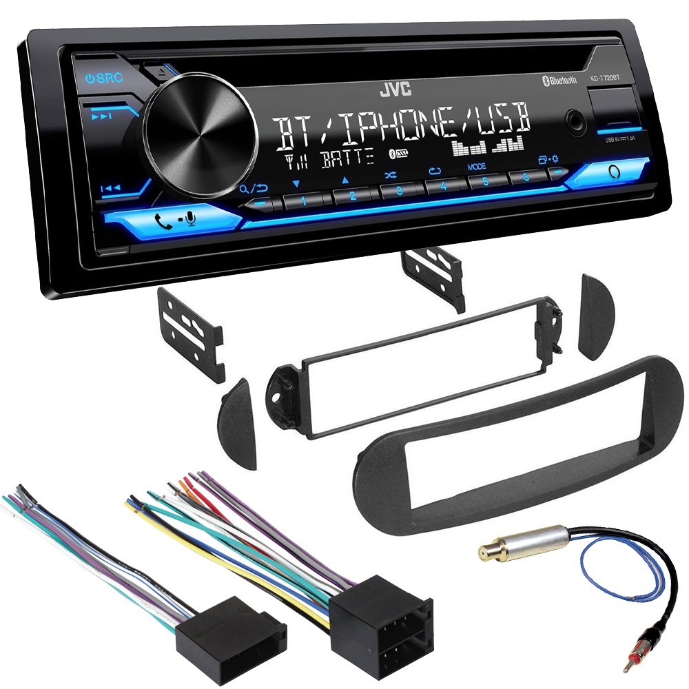 JVC CD Player AM/FM Radio Bluetooth Car Stereo & Kit for 1998-2011 VW Beetle