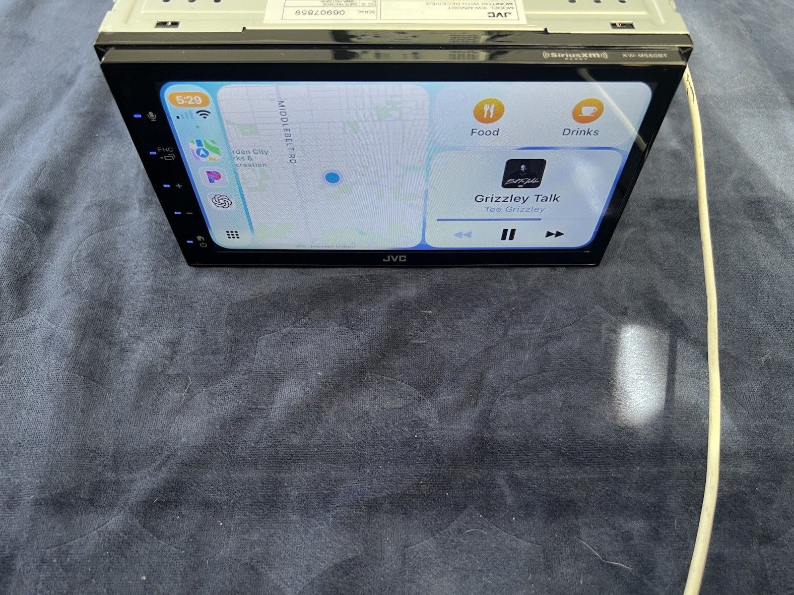 ⭐️Pre-Owned,TESTED⭐️ JVC APPLE CARPLAY| BT| AM/FM| USB -(KW-M560BT)