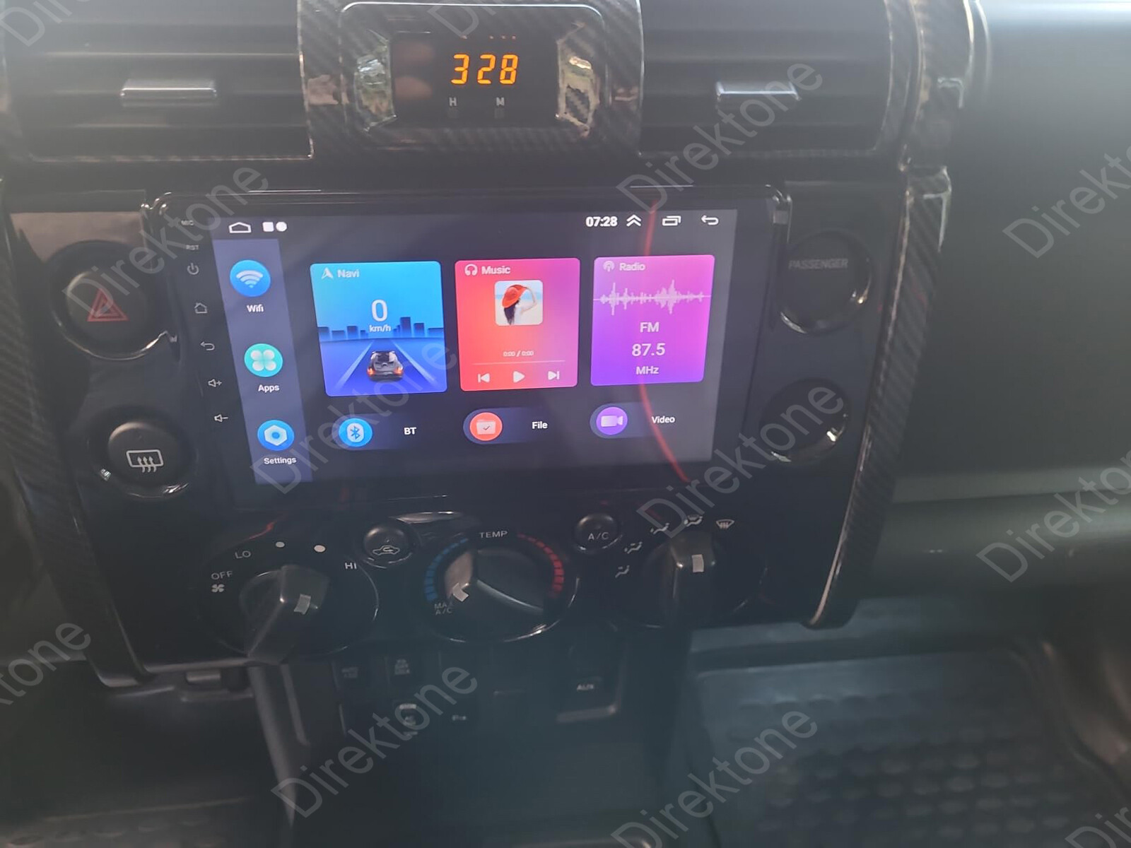 9″ For TOYOTA FJ CRUISER 2007-2013 Car Radio Android 13 Apple CarPlay GPS Stereo