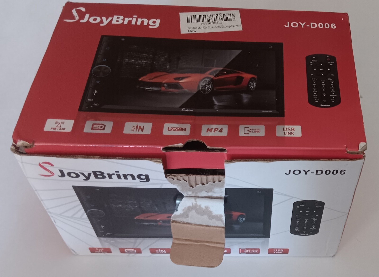 JoyBring JOY-D006 Double Din Touchscreen Stereo 7″ HD LCD W/Remote & hardware