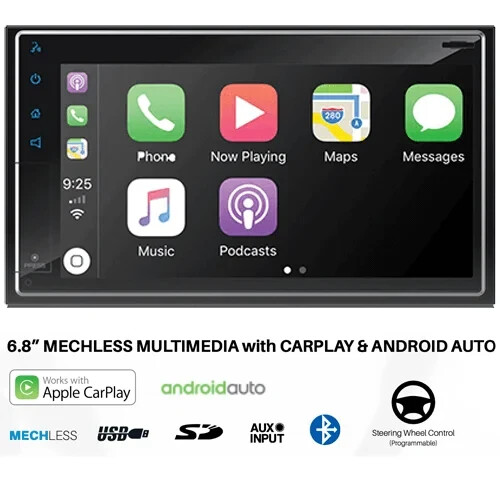 Blaupunkt BP800PLAY + RC1.0 Car Stereo Upgrade To Suit Honda CRV 2007-2011 RE