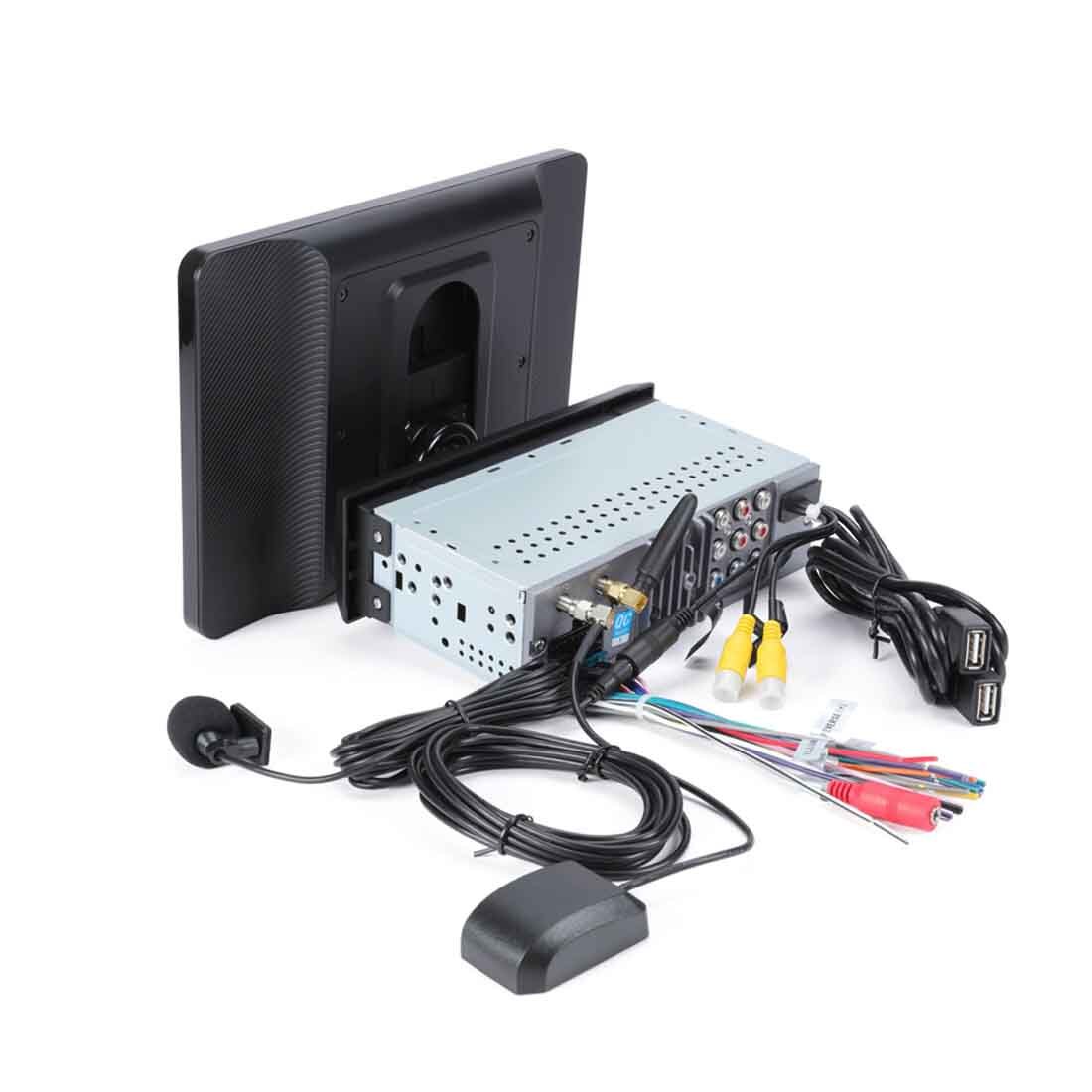 Jensen CAR1013 1-DIN Bluetooth Digital Multimedia Receiver w/ 10.1″ Touchscreen