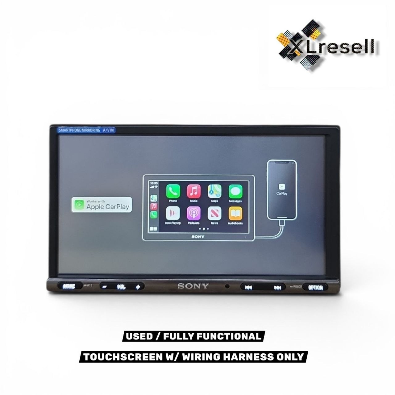 Sony XAV-AX3250 6.95″ Apple CarPlay Android Auto Bluetooth Media Receiver