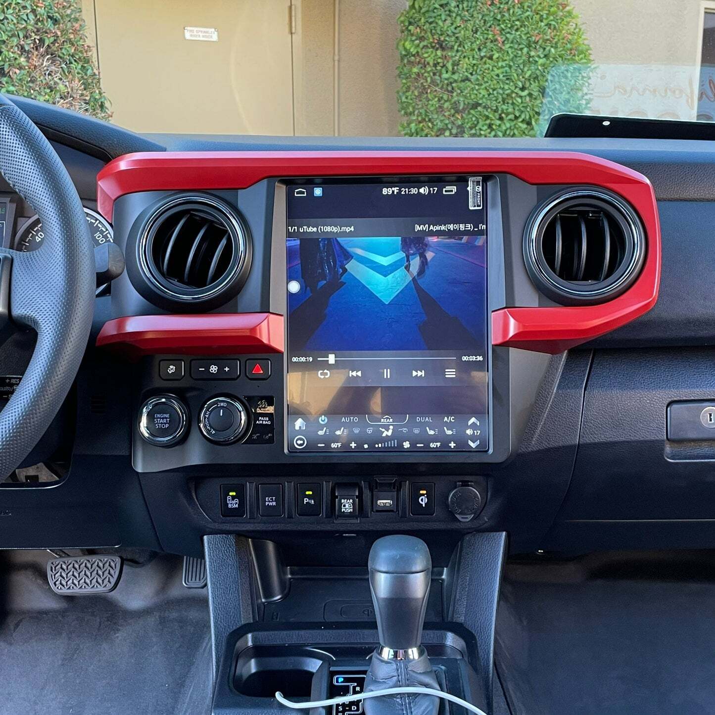 12.1″ Tesla Style Radio Multimedia Player GPS Stereo For Toyota Tacoma 2016-2022