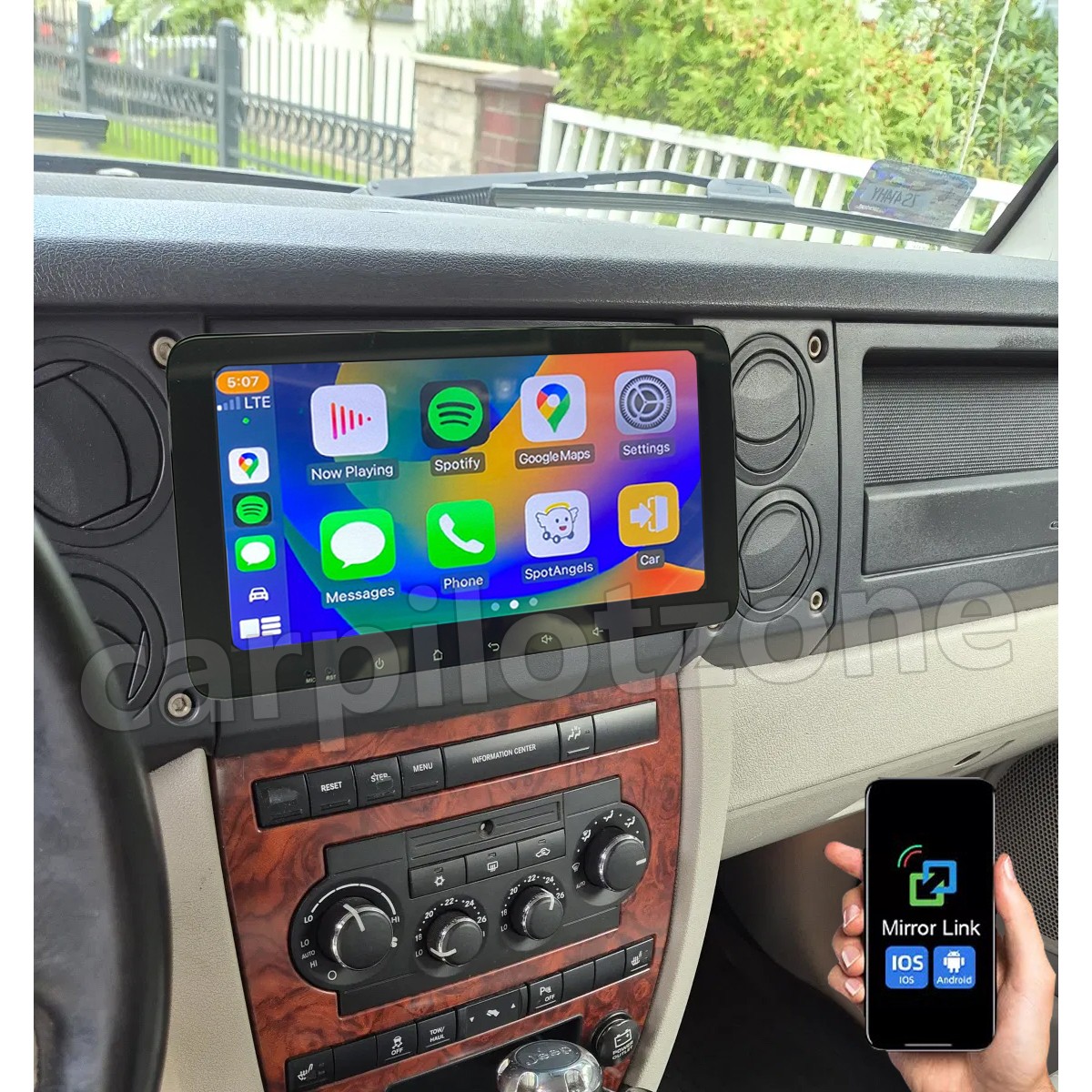 10.33” For Jeep Commander 2008-2011 Android 15 Stereo Radio GPS BT Carplay 2+64G