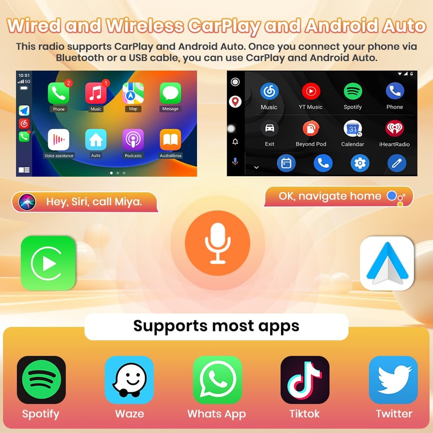 Android Car Radio for Toyota Tundra 2007-2013 / Toyota Sequoia 2008-2019,Octa…