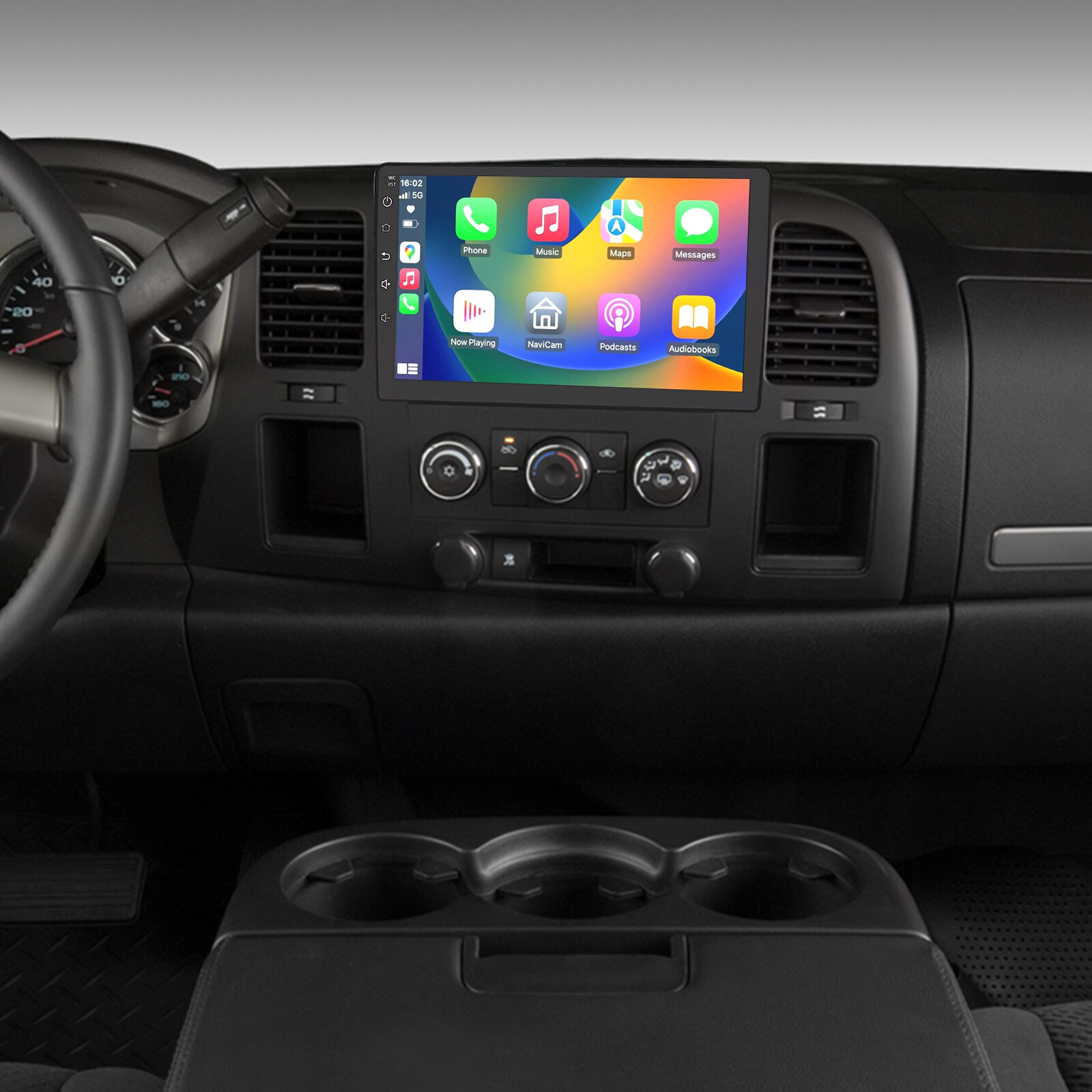 Android 14 4+64G Car Stereo Radio GPS BT w/Camera For GMC Yukon Chevy Silverado