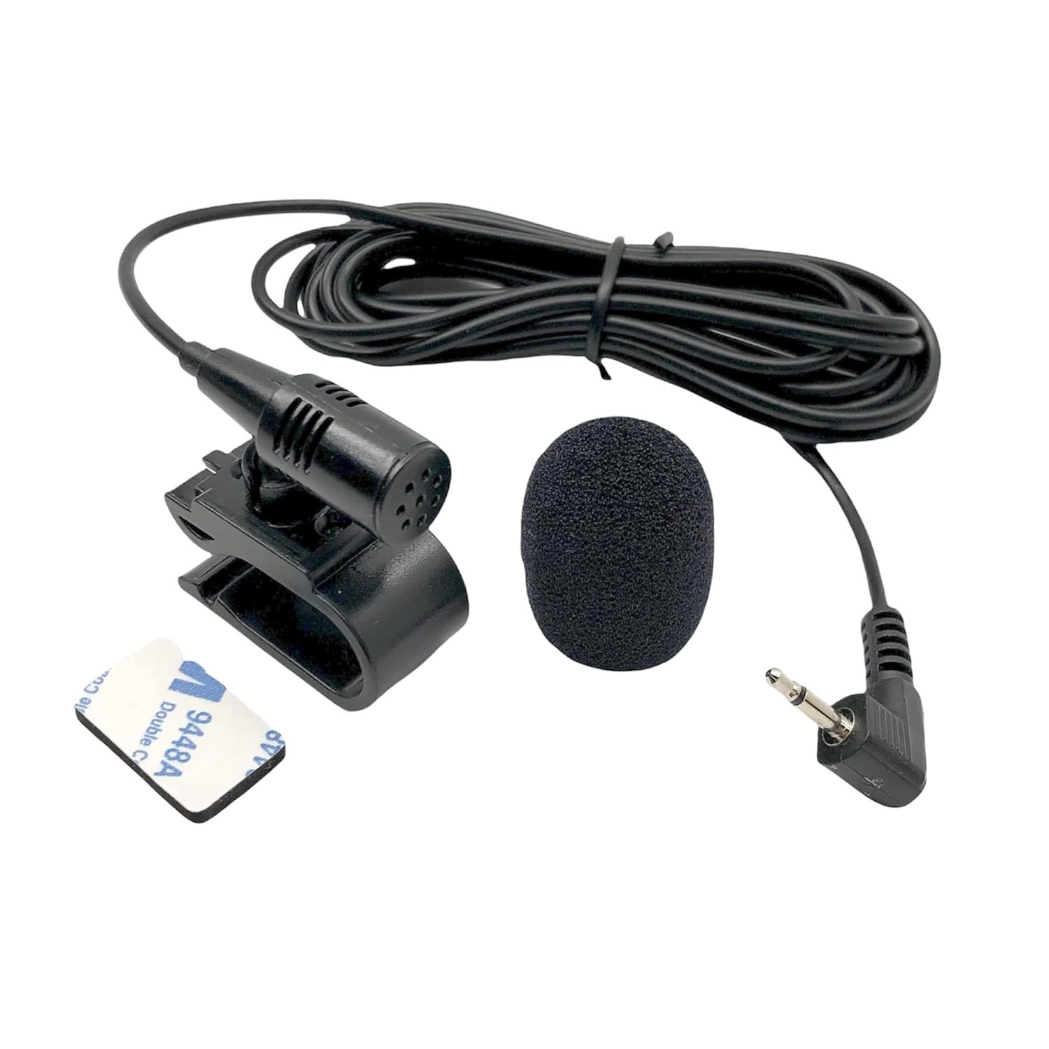SCREENTRONICS 2.5mm Plug Microphone Compatible Replacement for Small, Black