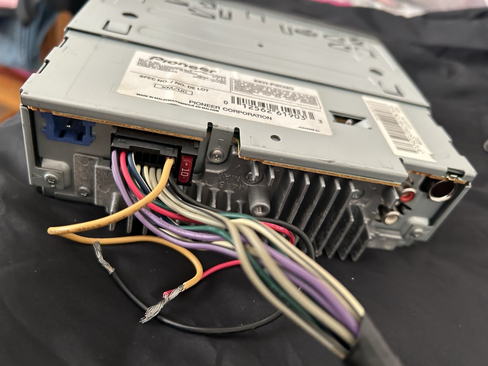 Pioneer KEH-P2030 Cassette Player, Radio Receiver Car AM/FM Stereo , Old School