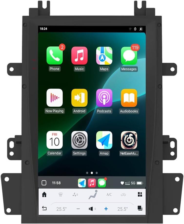 64GB 13.6″ Screen DVD Player GPS Navi Stereo Smart Radio For Cadillac Escalade