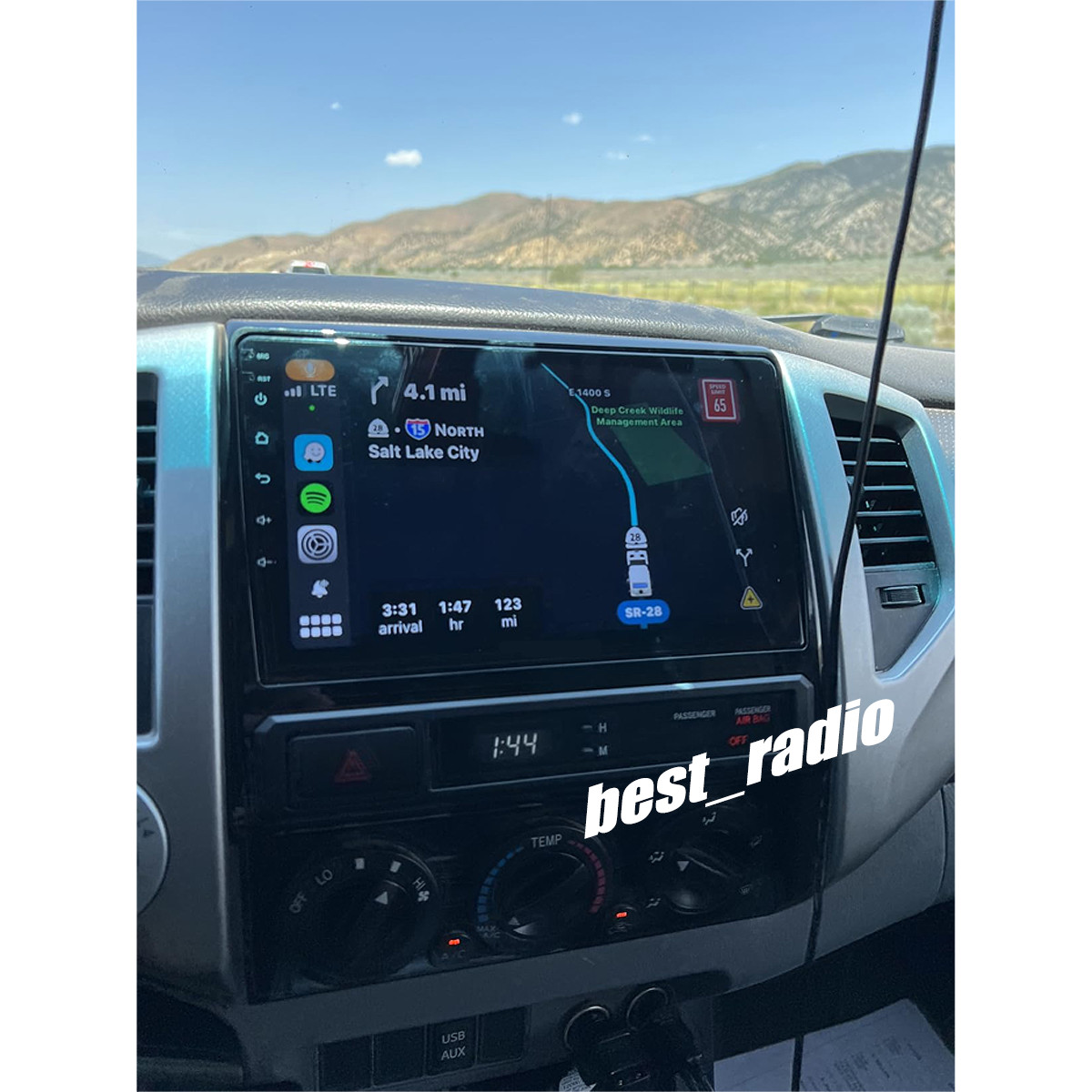 Android 12 Auto Radio Estéreo CarPlay GPS para Toyota Tacoma 2005-2013 4+64GB