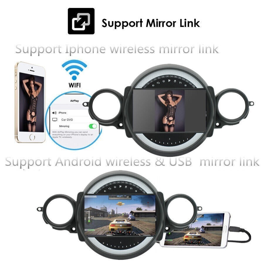 Android 13 Carplay Stereo Screen for BMW Mini Cooper 2007-2015 R60 R56 MPH Wifi