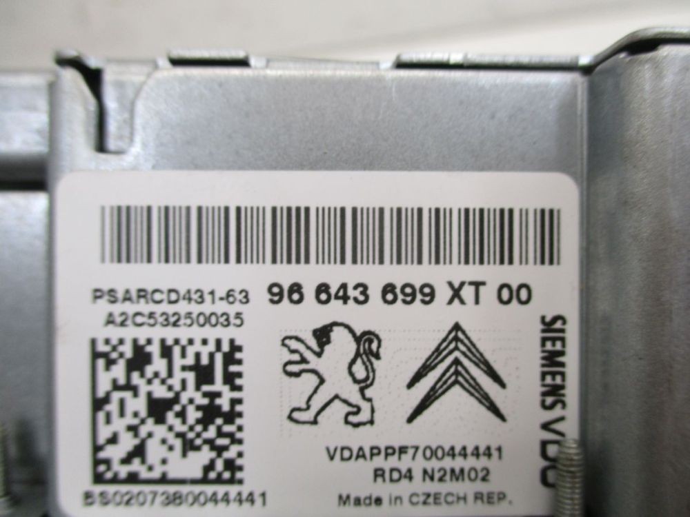 CD Radio *Code Not Available Fits For PEUGEOT 207 CC (WD_) 1.6 16V TURBO