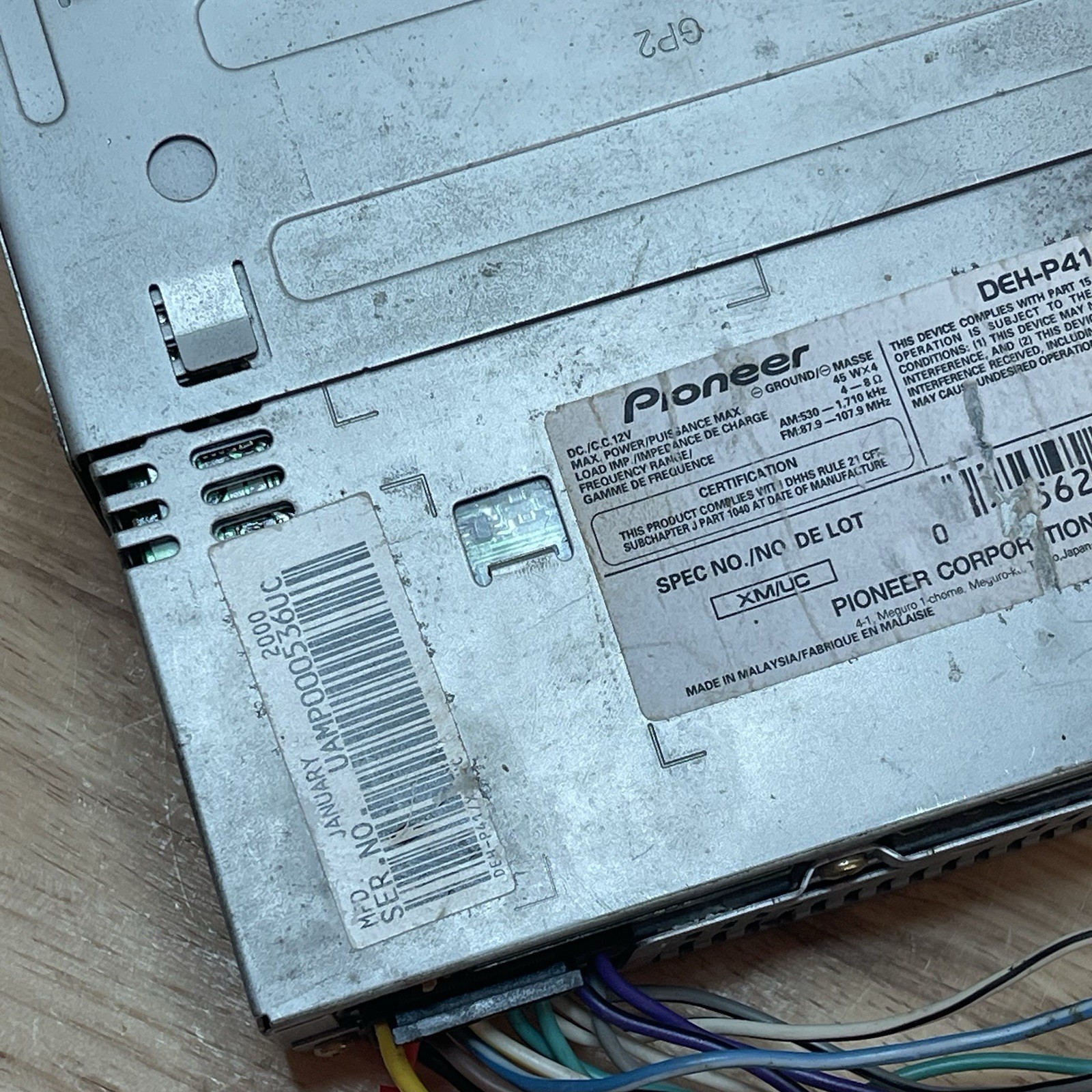 Pioneer Premier DEH-P41 MOSFET 45wX4