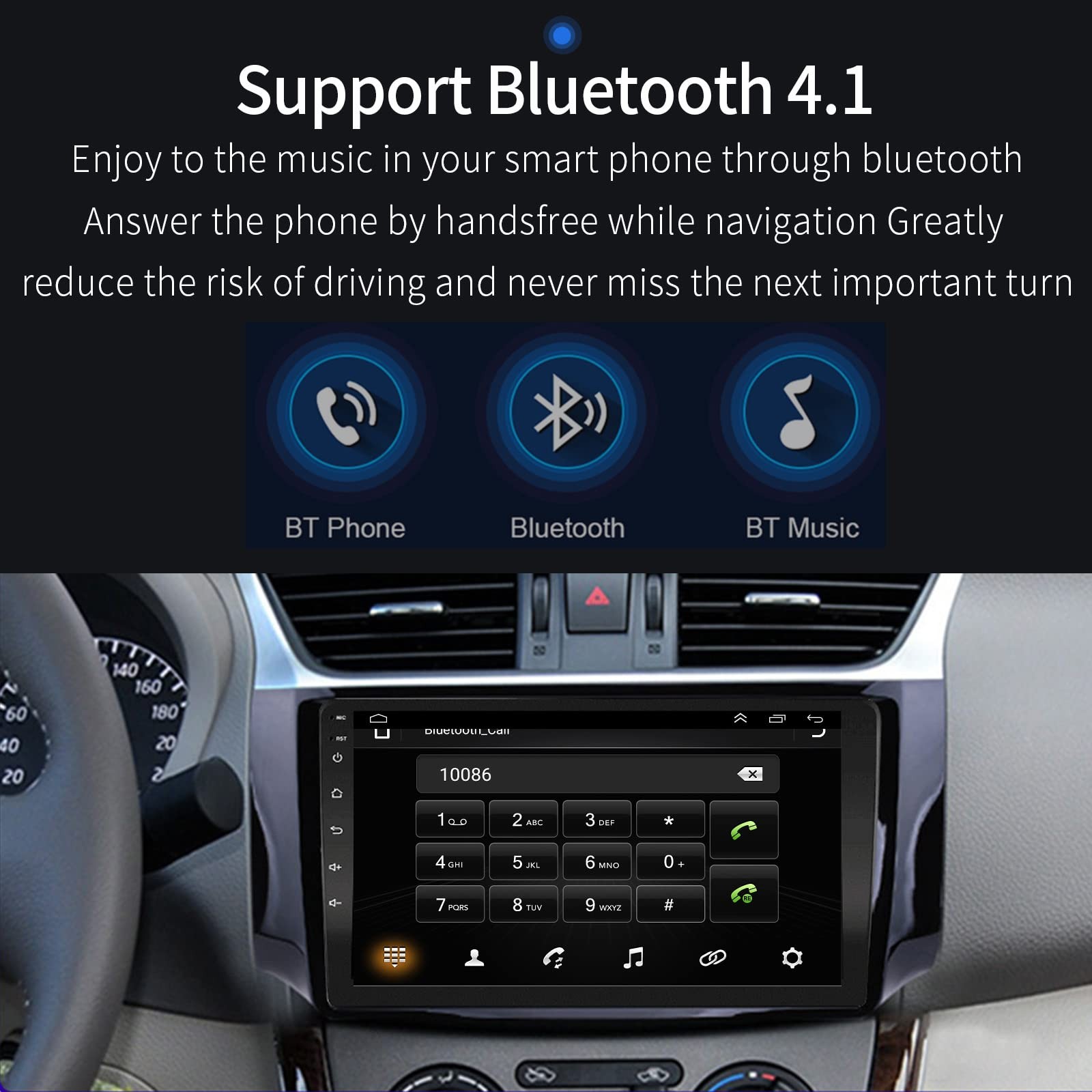 Ezonetronics For 2013-2017 Nissan Sentra Radiobuilt-In Carplayandroid Auto 2G