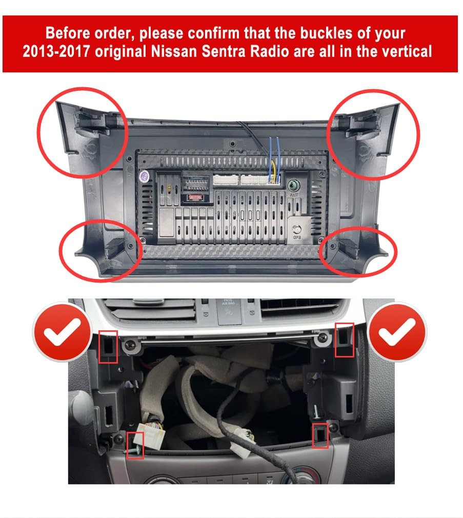 Ezonetronics For 2013-2017 Nissan Sentra Radiobuilt-In Carplayandroid Auto 2G