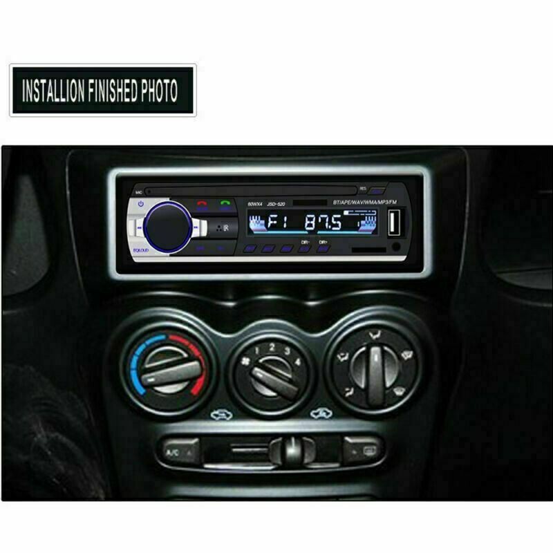 Bluetooth Car Stereo Audio In-Dash FM Aux Input Receiver SD USB MP3 Radio Player
