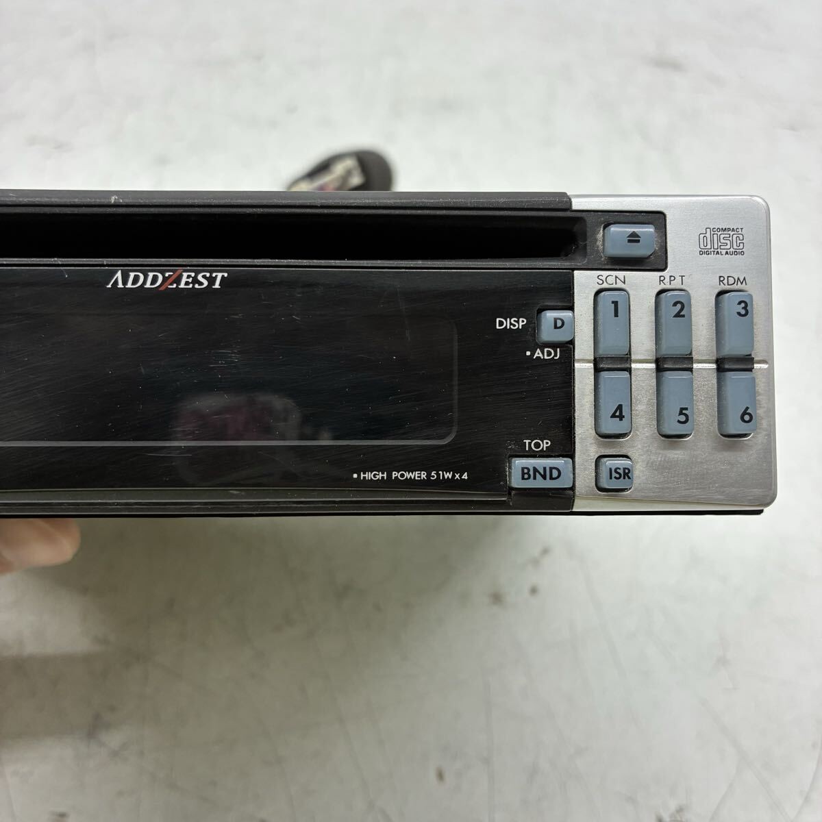 Clarion ADDZEST 1DIN CD Receiver Tuner Junk JAPAN