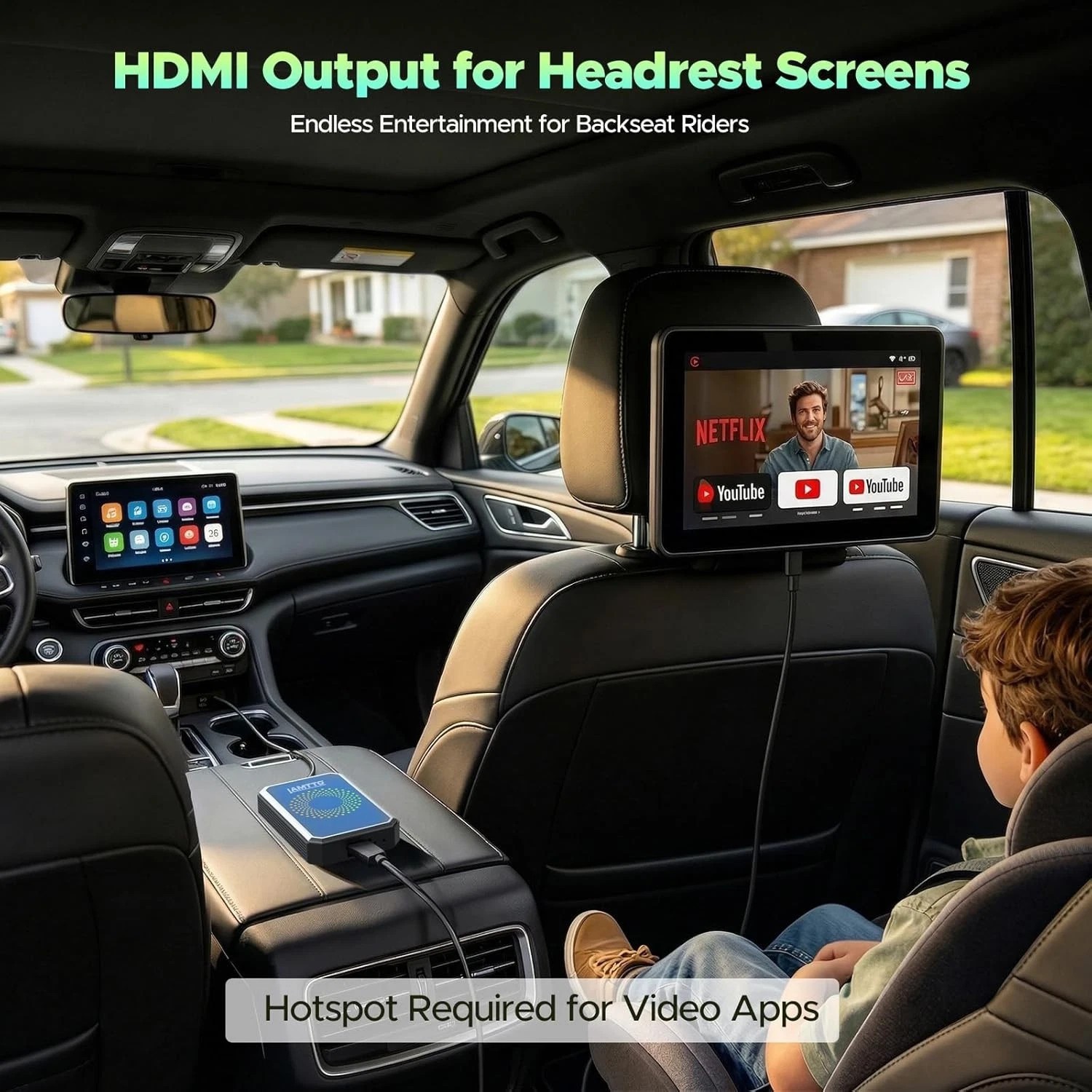3 In1 Magic Video Box for Streaming Wireless CarPlay AI box Android Auto Adapter