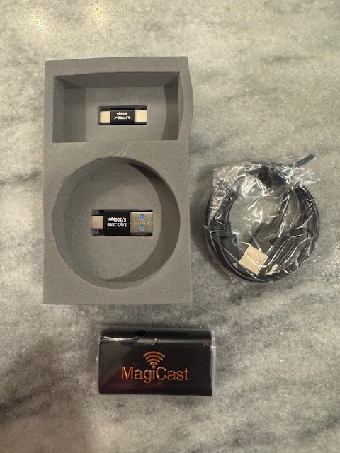 Power Acoustik MC-1 Magicast Wireless Carplay/Android Auto Adapter