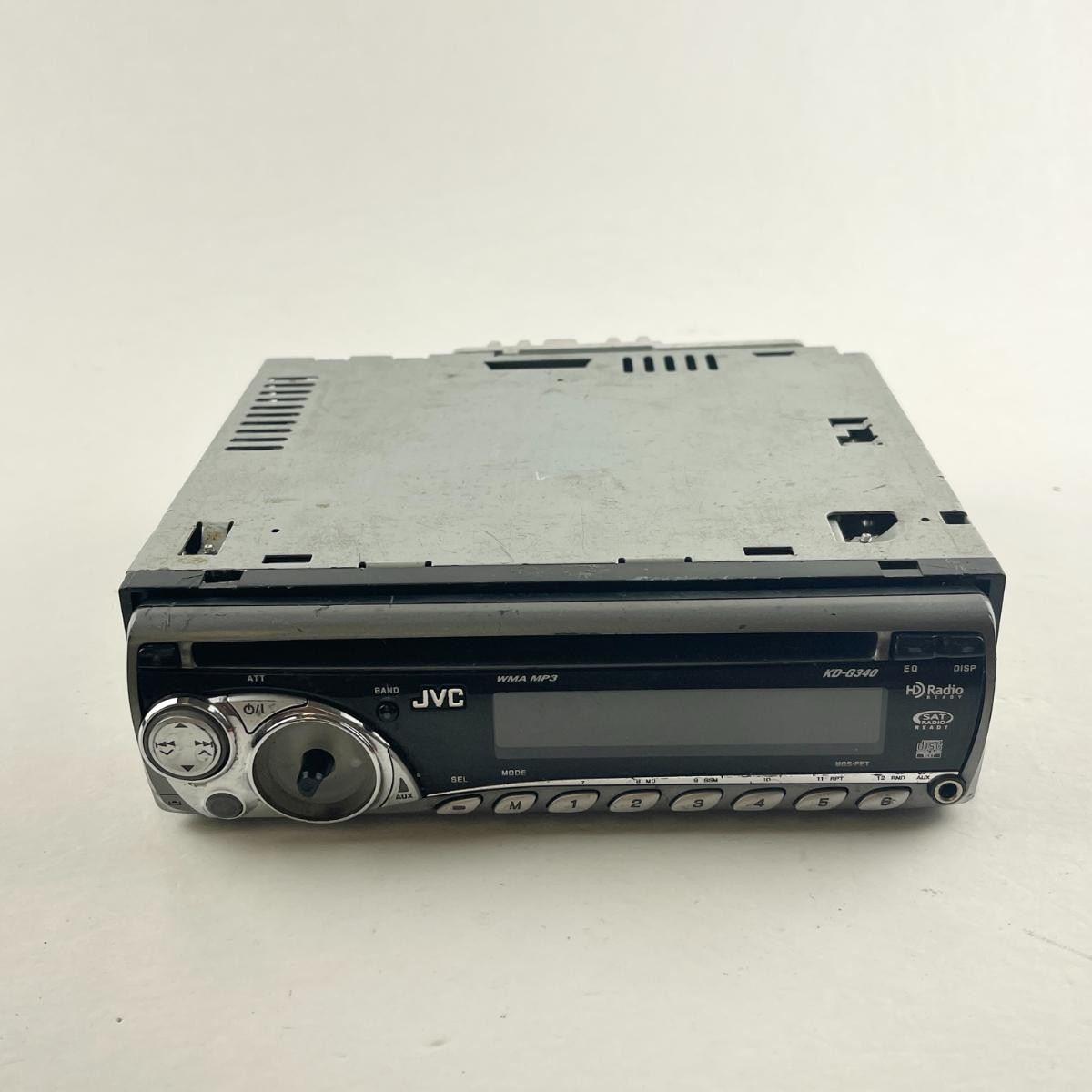 JVC KD-G340 Car Stereo CD Receiver Black LCD Screen Bluetooth MP3/WMA Single DIN