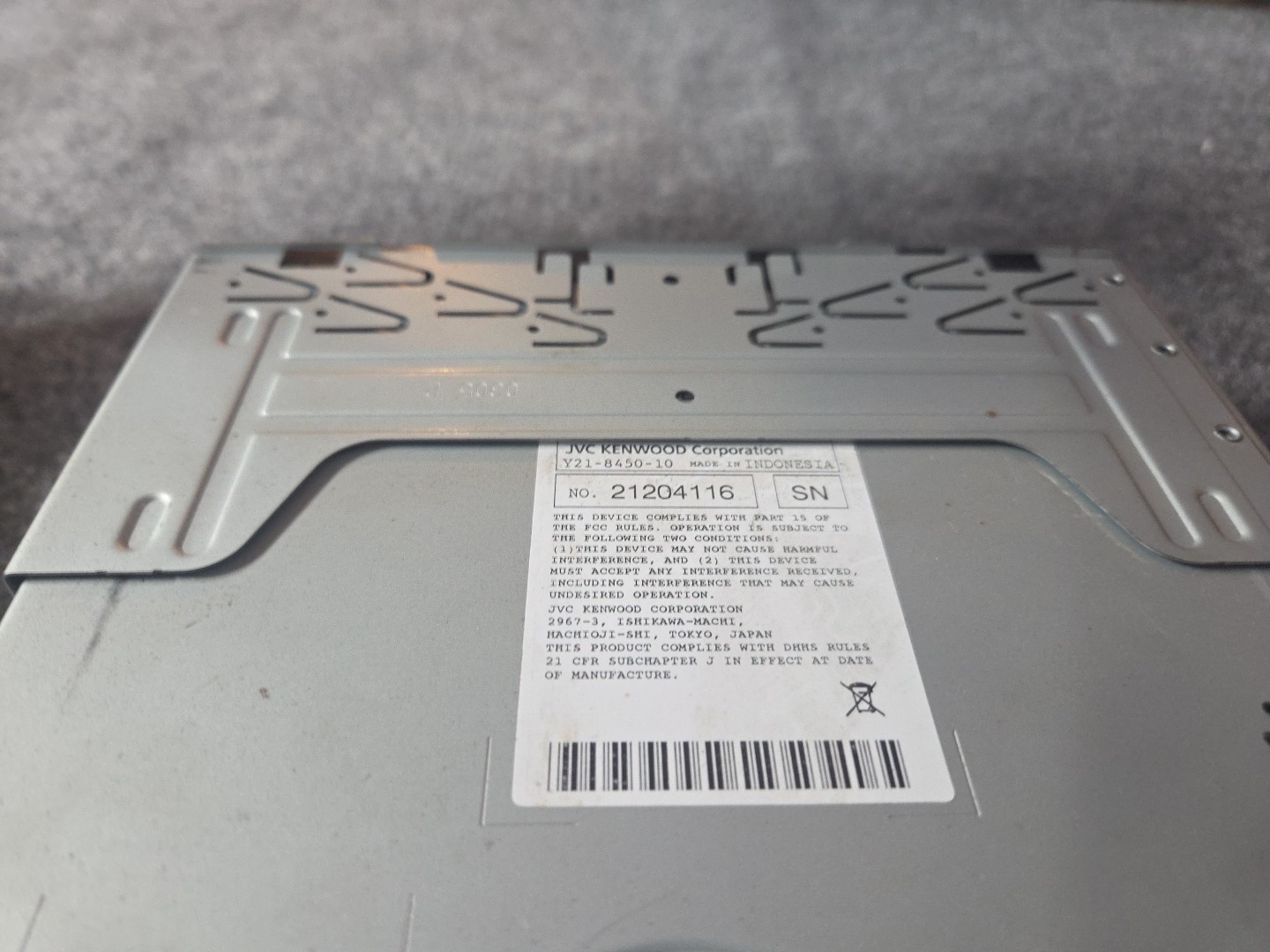 Kenwood CD receiver y21-5840-10 21204116 Excellon Kdc-x397