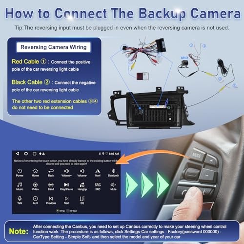 Car Radio for Kia Optima K5 2010 2011 2012 2013, [2G+64G] 9 inch Android 2+64GB