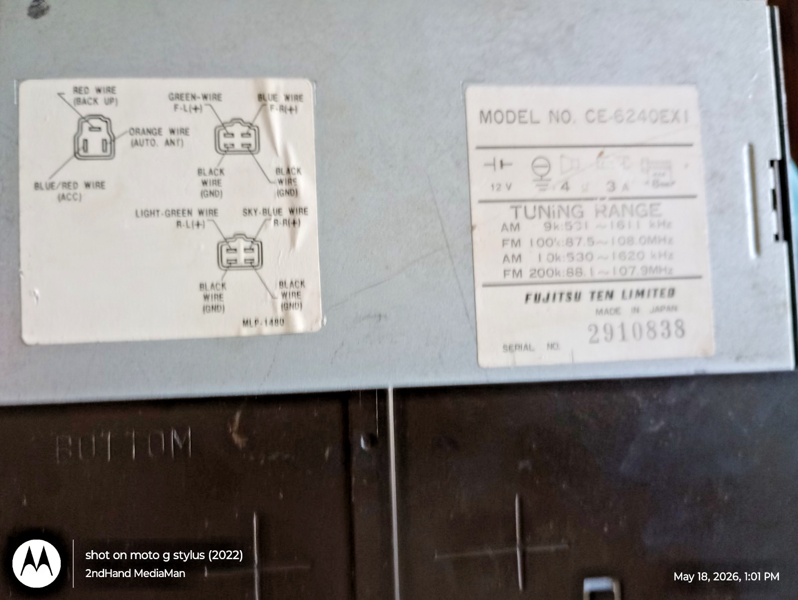 PIONEER KE 2100,FUJITSU TEN,KRACO KGE TAPE PLAYERS;MEDALLION 8 TRACK DELCO SPKRS