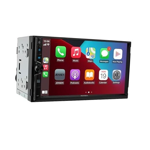 J3CA7W 7-inch Certified Apple Double DIN New 7” Wireless Double Din Stereo