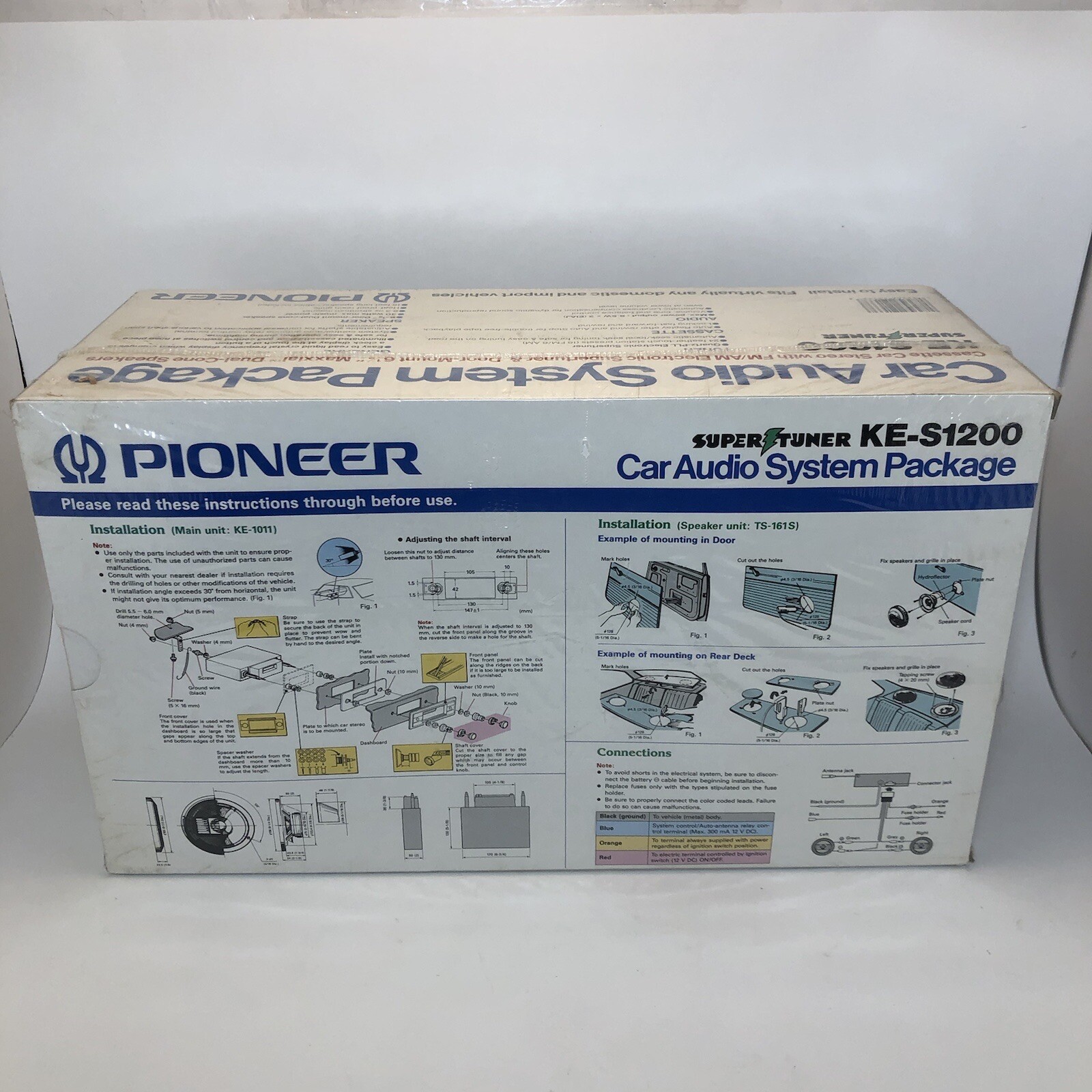 Pioneer KE-S1200 Car Audio System Package 1990 Brand New!!