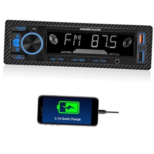 Single Din Bluetooth Multimedia Car Stereo Radio Bluetooth 1 Din MP3 Player
