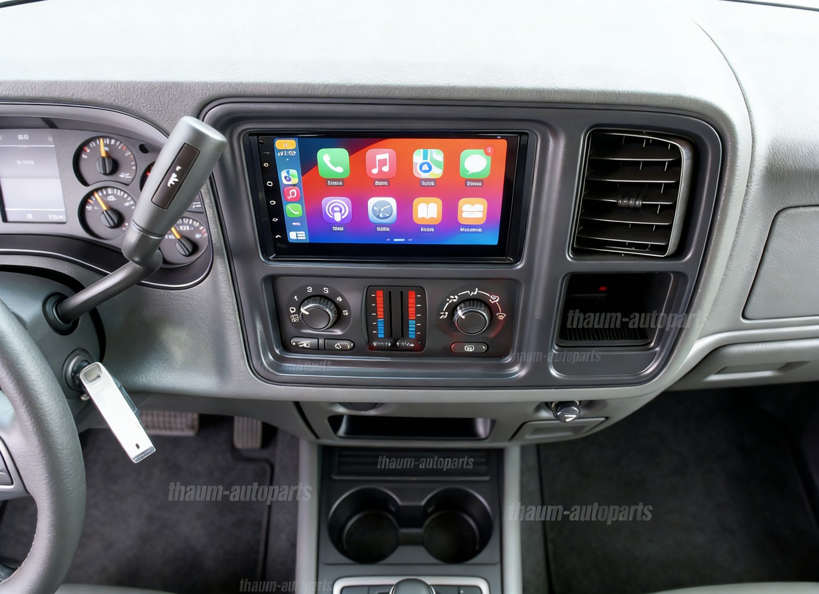 CarPlay Wifi Car Radio For 2003-2006 GMC Sierra 1500 2500 3500 GPS Player Camera