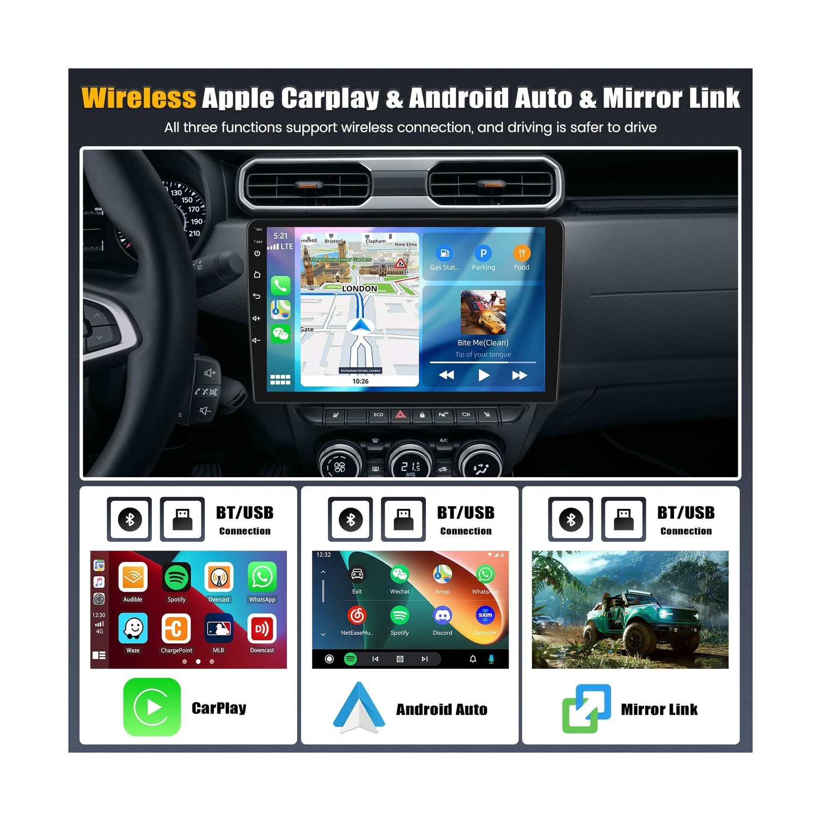 [2+64G] Android 13 Car Stereo for VW Passat B6 B7/Magotan CC 2010-2015 with C…