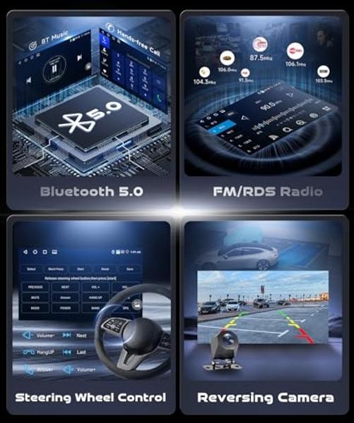 5G WiFi Car Stereo for Versa Sedan 2015-2019, with Android15 System 4G+128G